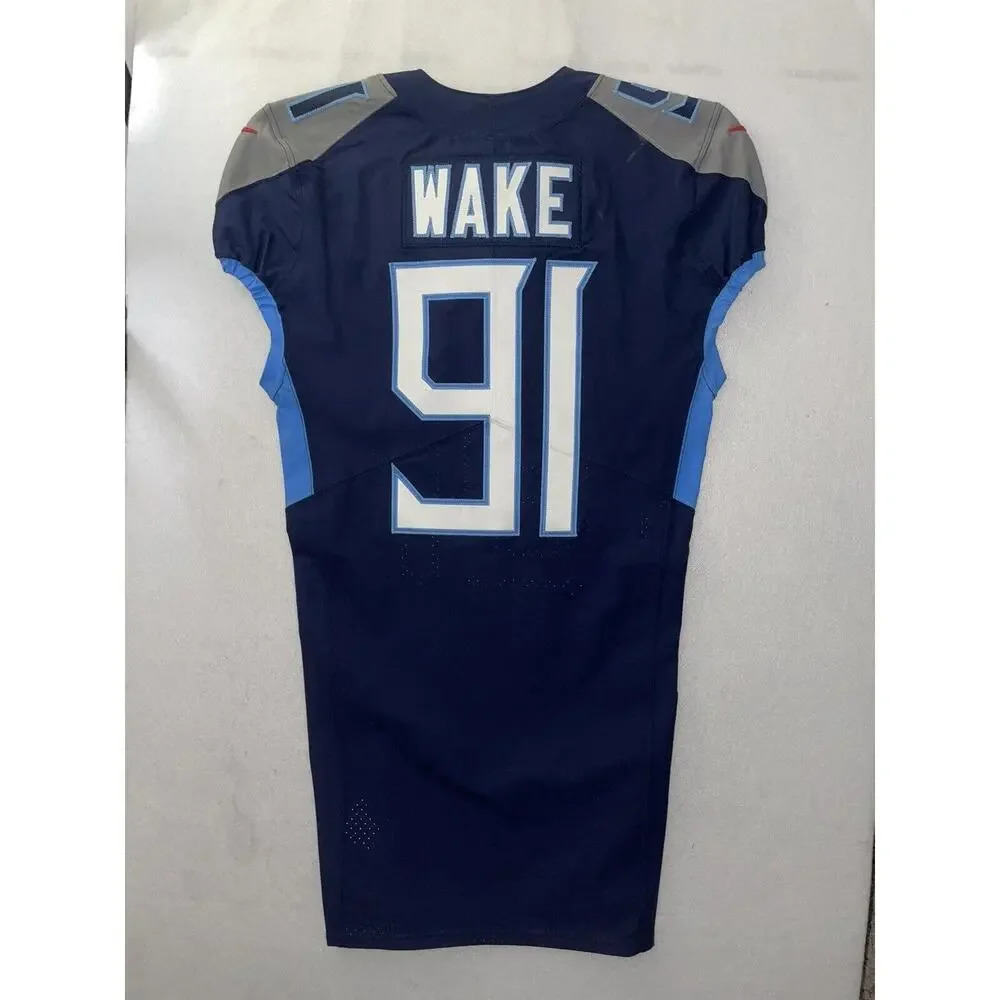 Cameron Wake Game Issued Jersey 100 Year Shield Tennessee Titans/Miami Dolphins